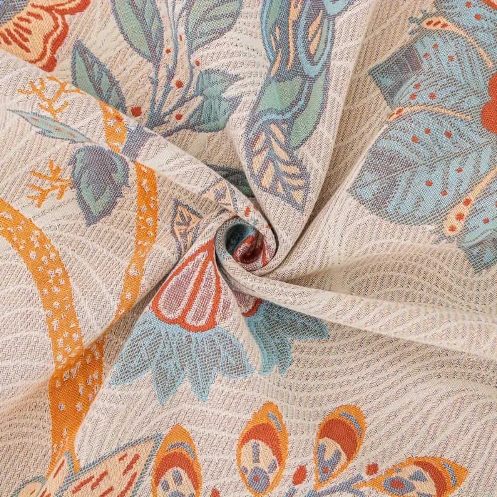 Wendbare Baumwoll-Tagesdecke mit Blumenmuster 250 x 250 cm