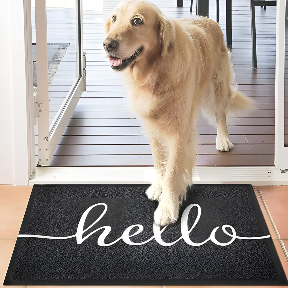 Fußmatte mit Hello-Schriftzug