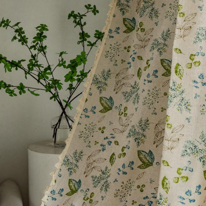 Vorhang Wildblumen verdunkelnd