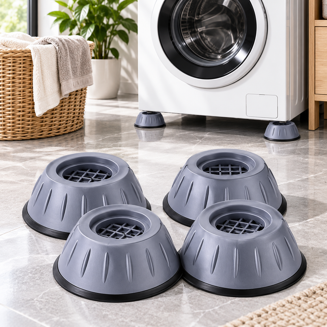Patins anti-vibration pour lave-linge, lot de 4