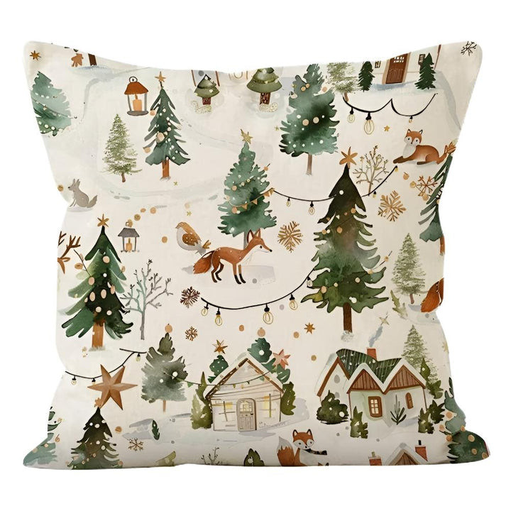 Housse de coussin paysage d&