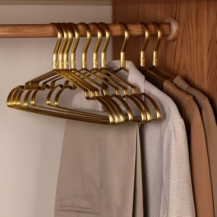 Kleiderbügel aus Aluminium, 10er-Set