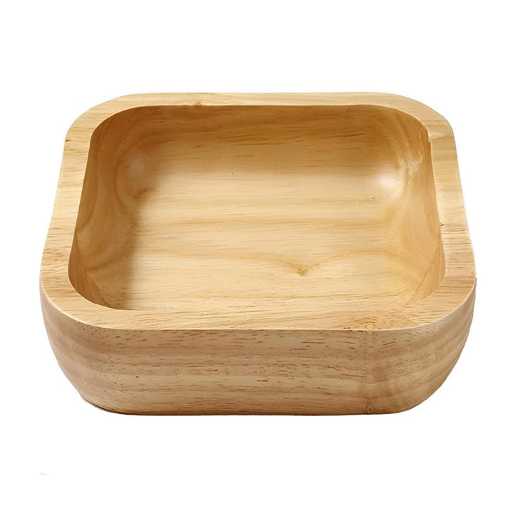 Quadratische Schale aus Kautschukholz