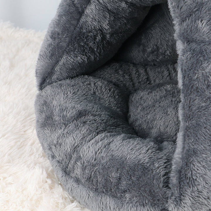 Haustier-Höhlenbett Fleece