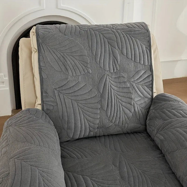 Sesselhusse mit Blattmuster 60 x 225 cm