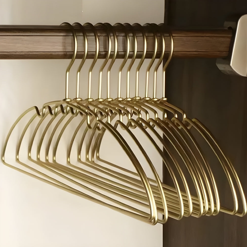 Nahtlose Kleiderbügel aus Aluminium, 10er-Set