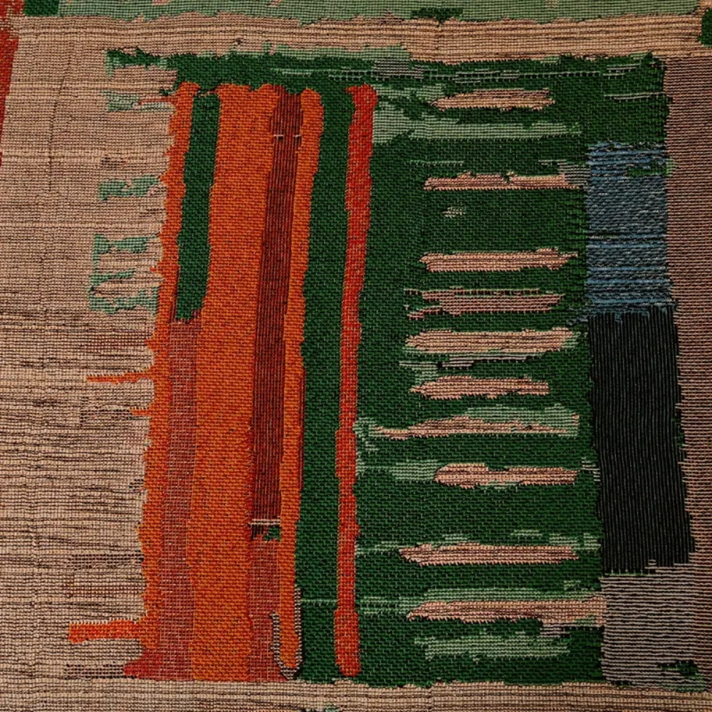 Sofaüberwurf rustikal geometrisch