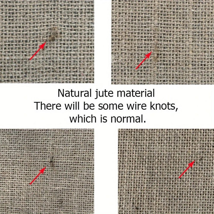 Jute-Tischläufer in schlichtem Design
