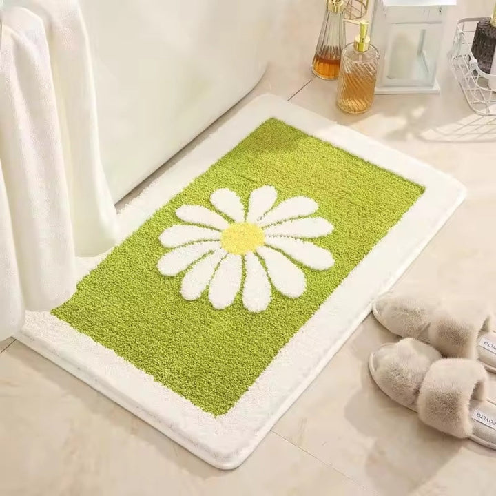 Badematte Gänseblümchenmotiv