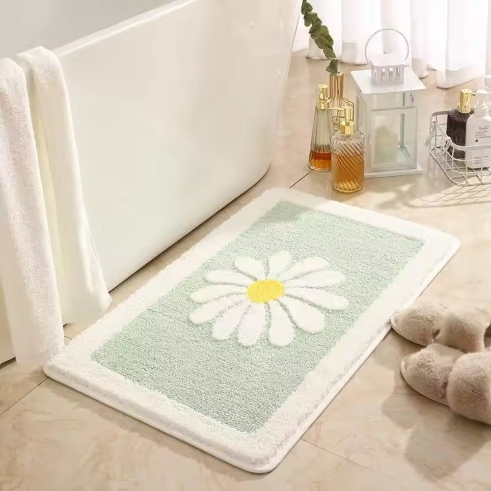 Badematte Gänseblümchenmotiv