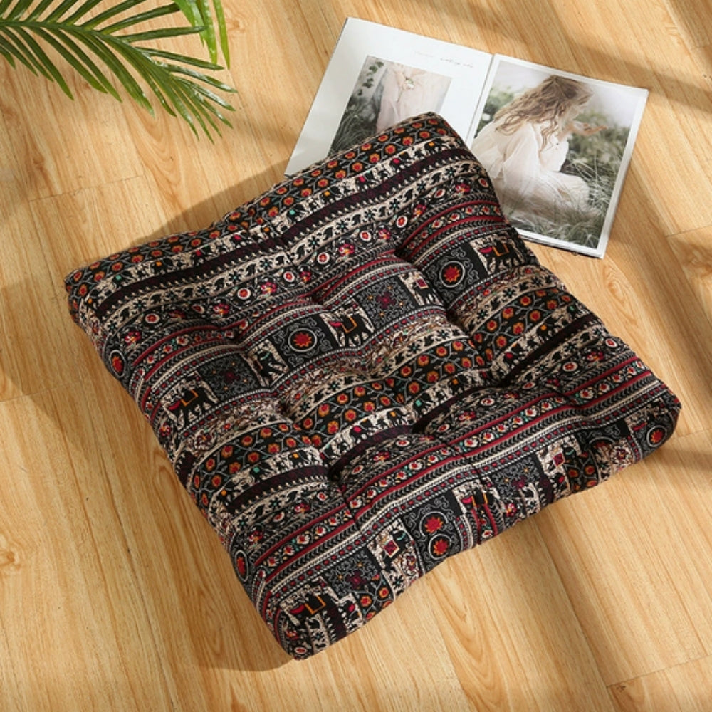Boho-Sitzkissen Diora 55 x 55 x 10 cm