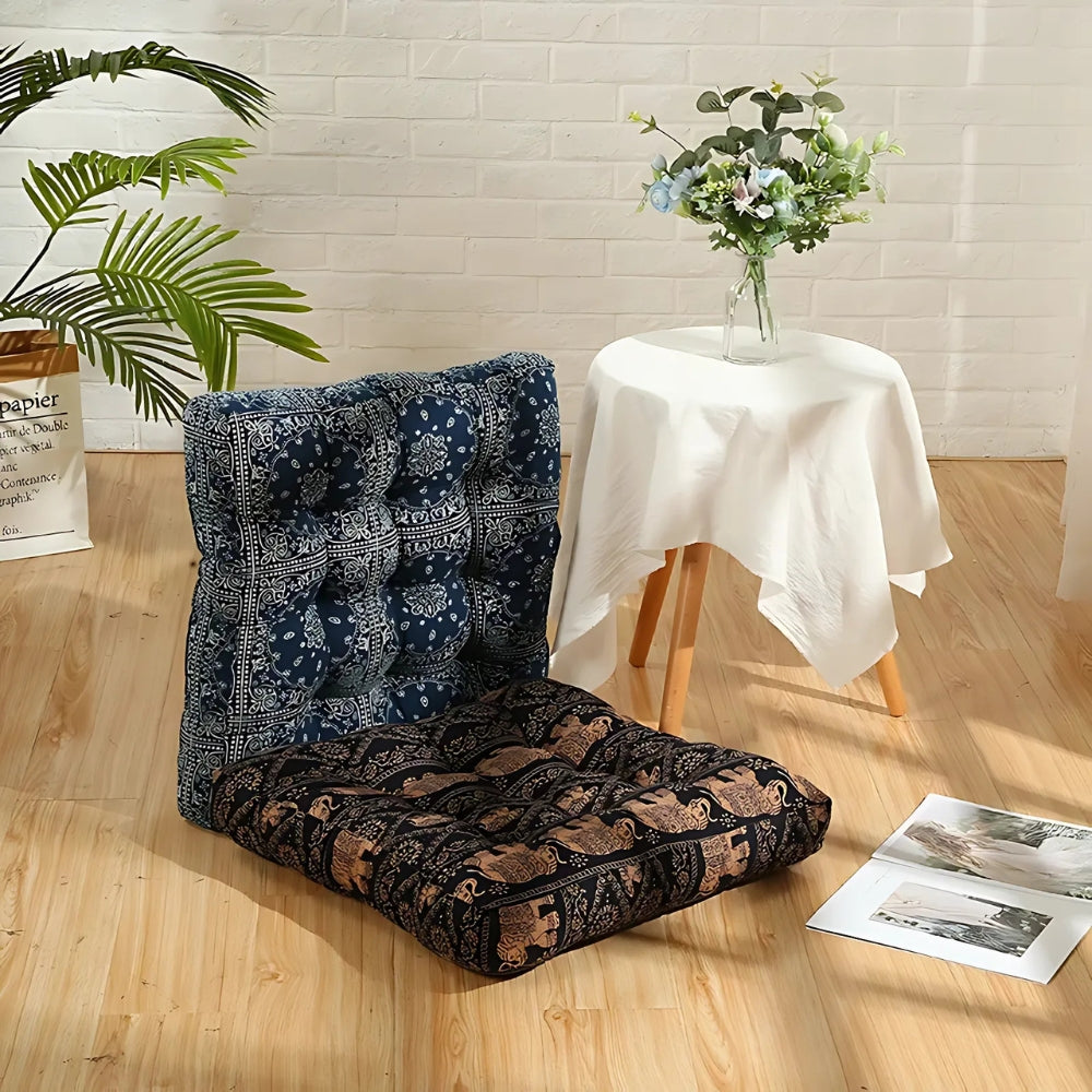 Boho-Sitzkissen Diora 55 x 55 x 10 cm