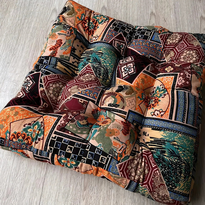 Boho-Sitzkissen Diora 55 x 55 x 10 cm