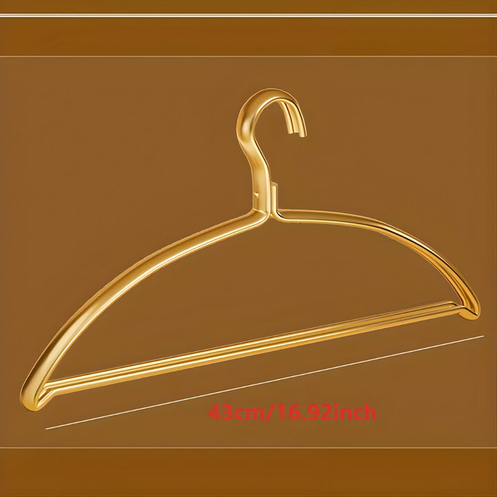 Kleiderbügel Aluminium goldfarben