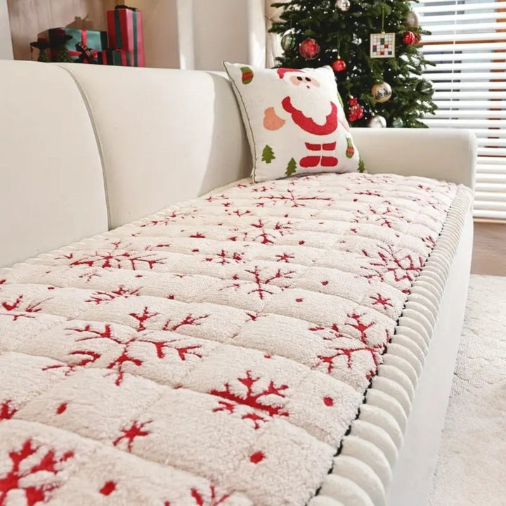 Sofaüberwurf Weihnachten gepolstert