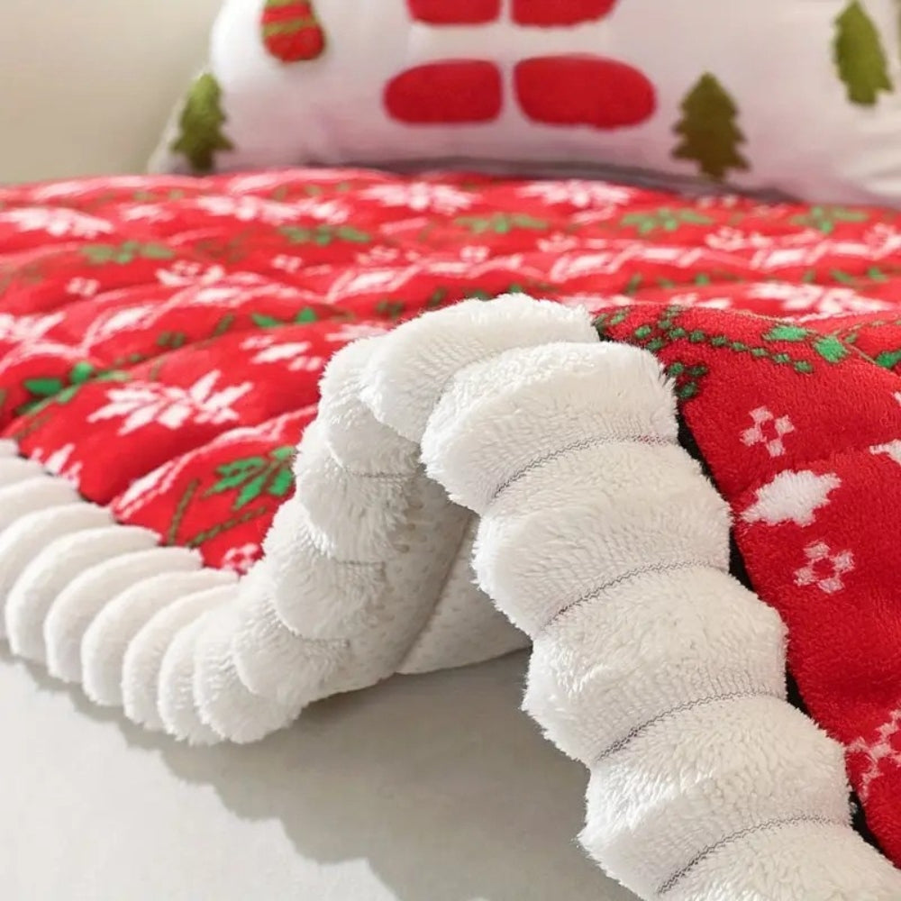 Sofaüberwurf Weihnachten gepolstert