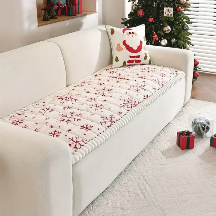 Sofaüberwurf Weihnachten gepolstert