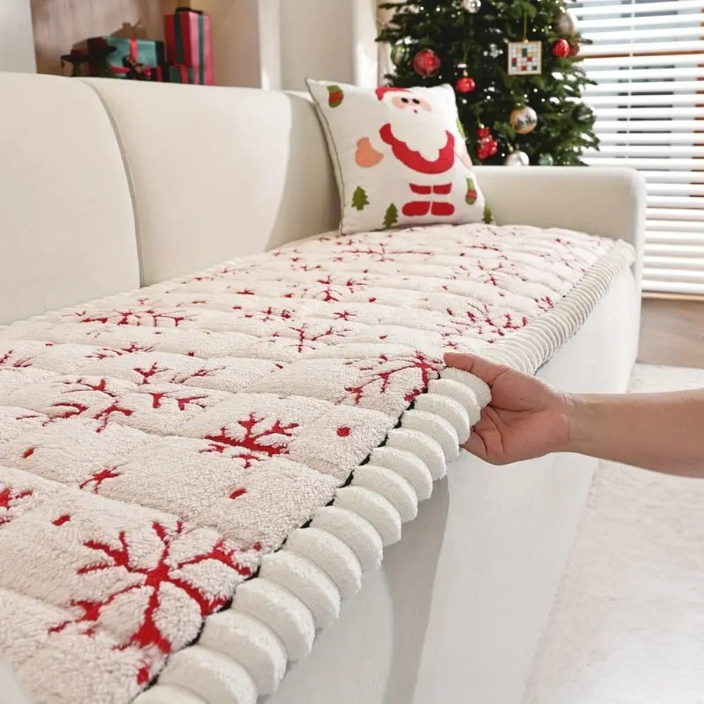 Sofaüberwurf Weihnachten gepolstert