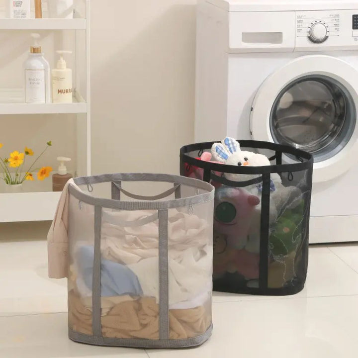 Panier à linge pliable en filet
