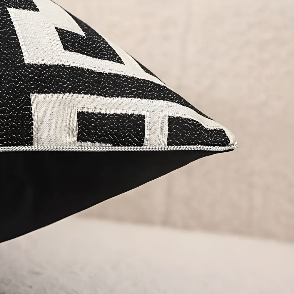 Kissenbezug Jacquard geometrisch 45x45 cm – Ansicht 02