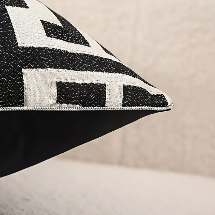 Kissenbezug Jacquard geometrisch 45x45 cm – Ansicht 02