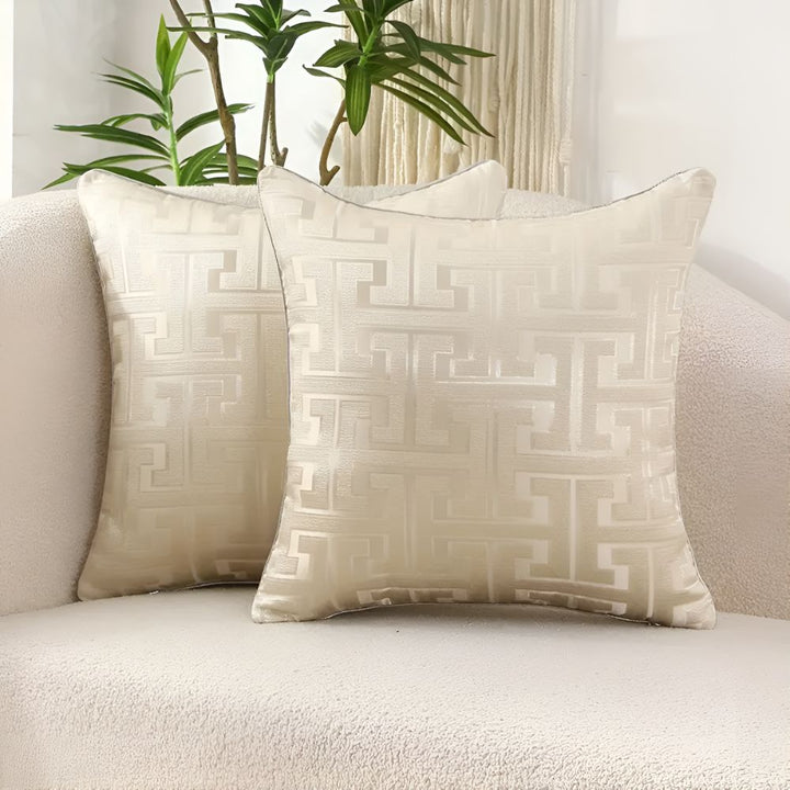 Kissenbezug Jacquard geometrisch 45x45 cm – Ansicht 08