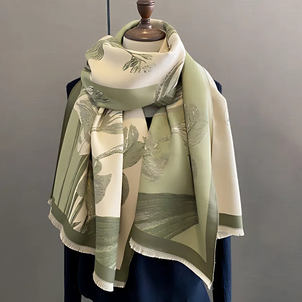 Gewebte Stola mit Iris-Muster