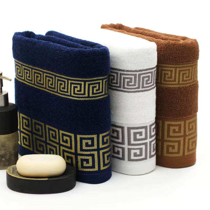 Handtuch-Set Baumwolle Frottee 2-teilig