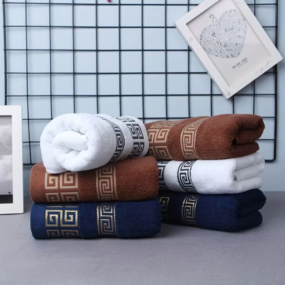 Handtuch-Set Baumwolle Frottee 2-teilig