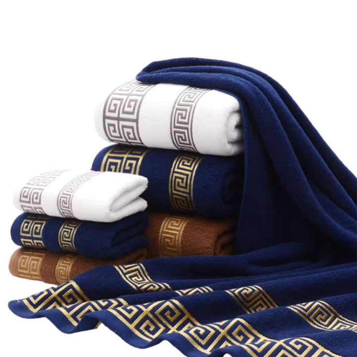 Handtuch-Set Baumwolle Frottee 2-teilig