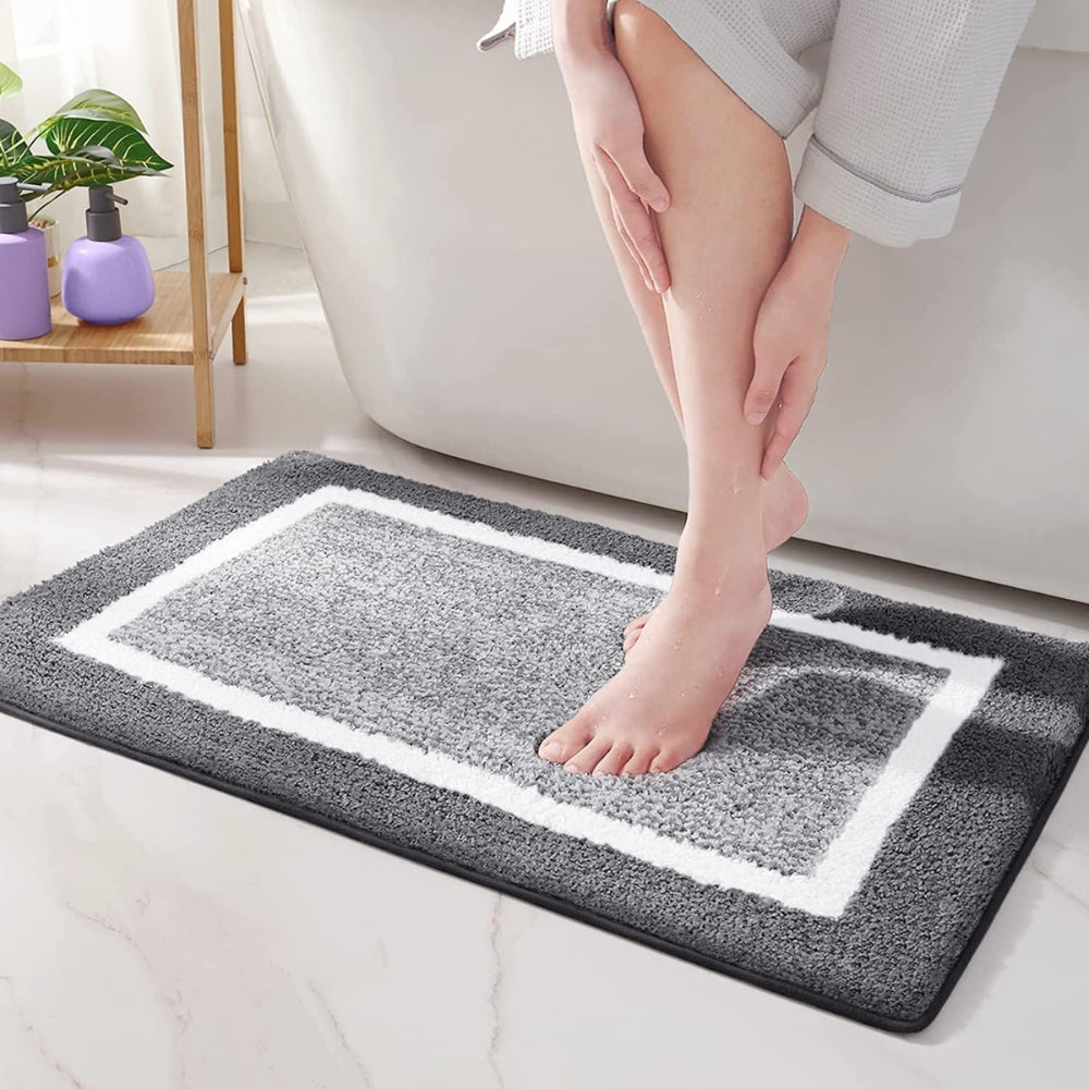 Badematte mit Bordüre modern