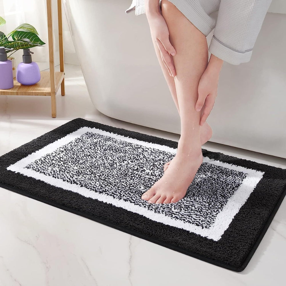 Badematte mit Bordüre modern
