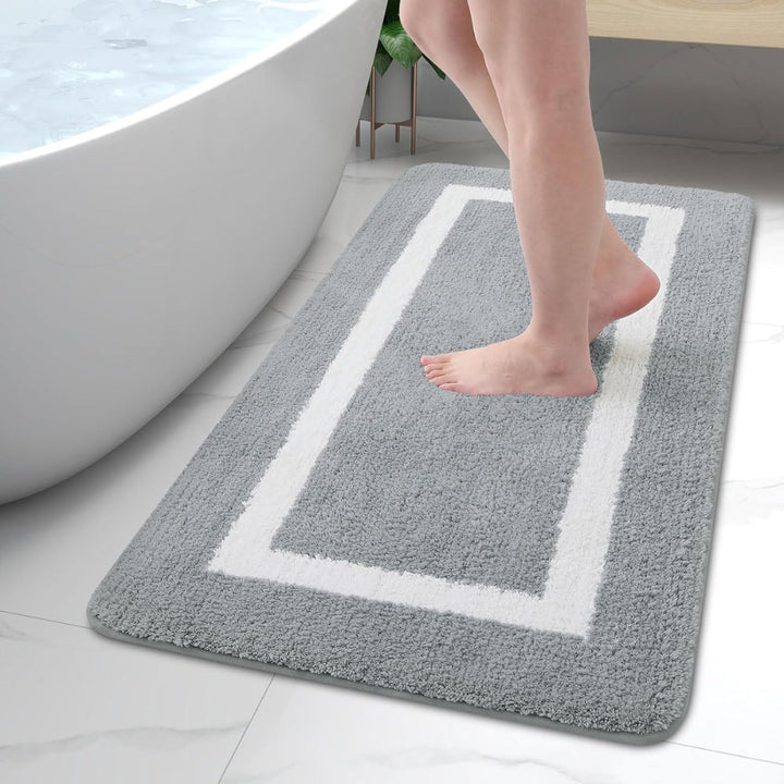 Badematte mit Bordüre modern