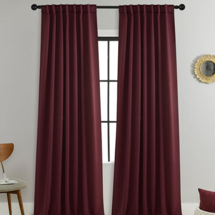 Vorhang einfarbig verdunkelnd