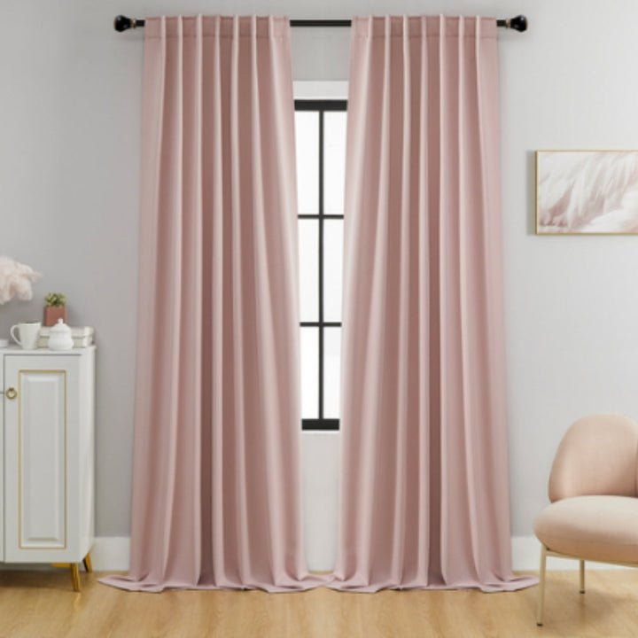 Vorhang einfarbig verdunkelnd