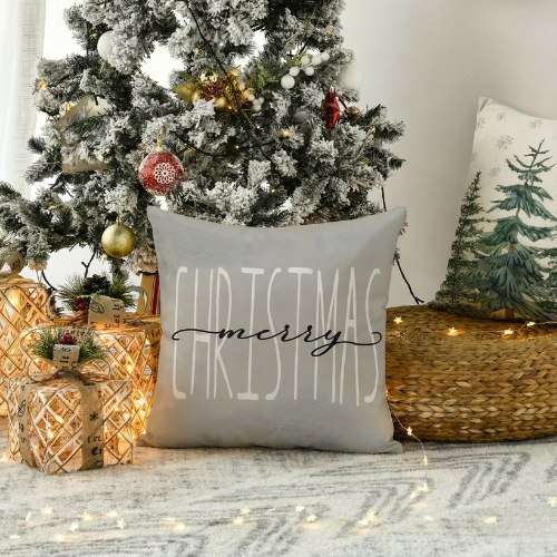 Kissenbezüge Weihnachtswichtel, 4er-Set 45x45 cm