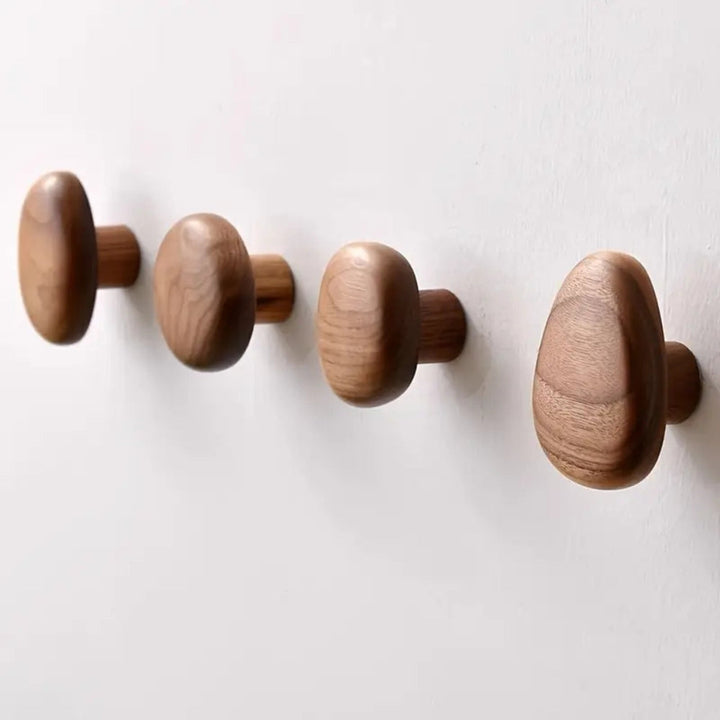 Wandhaken Holz Kieselform