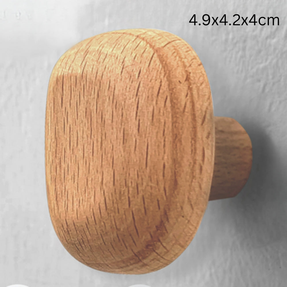 Wandhaken Holz Kieselform