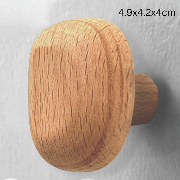 Wandhaken Holz Kieselform