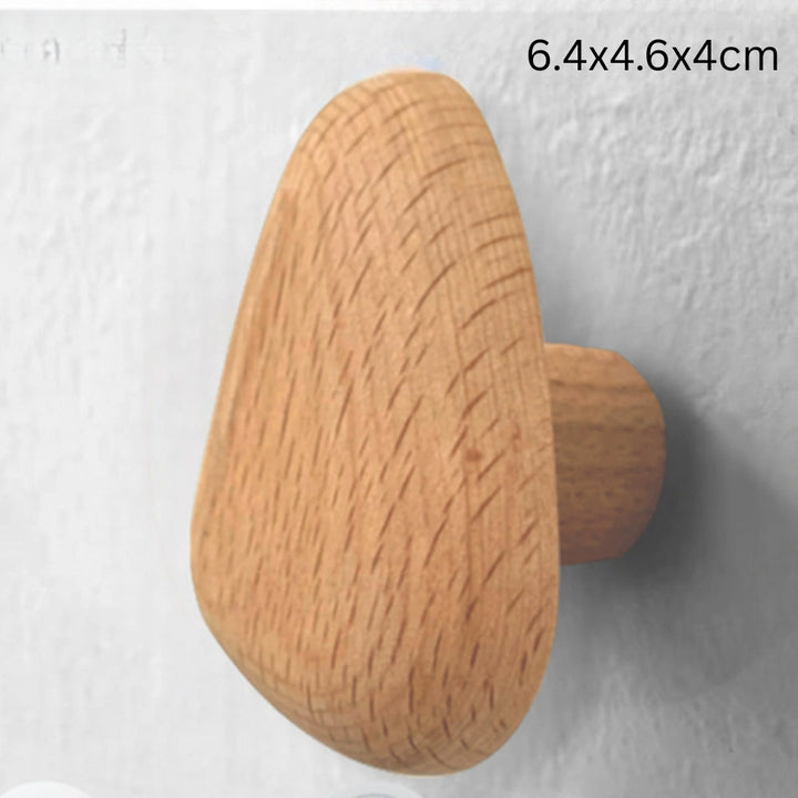 Wandhaken Holz Kieselform