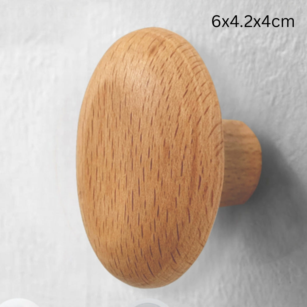 Wandhaken Holz Kieselform