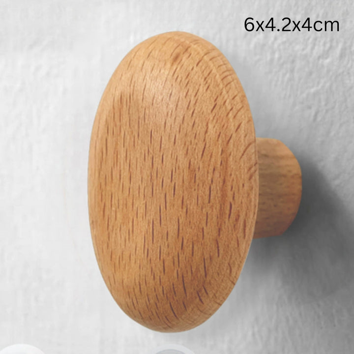 Wandhaken Holz Kieselform