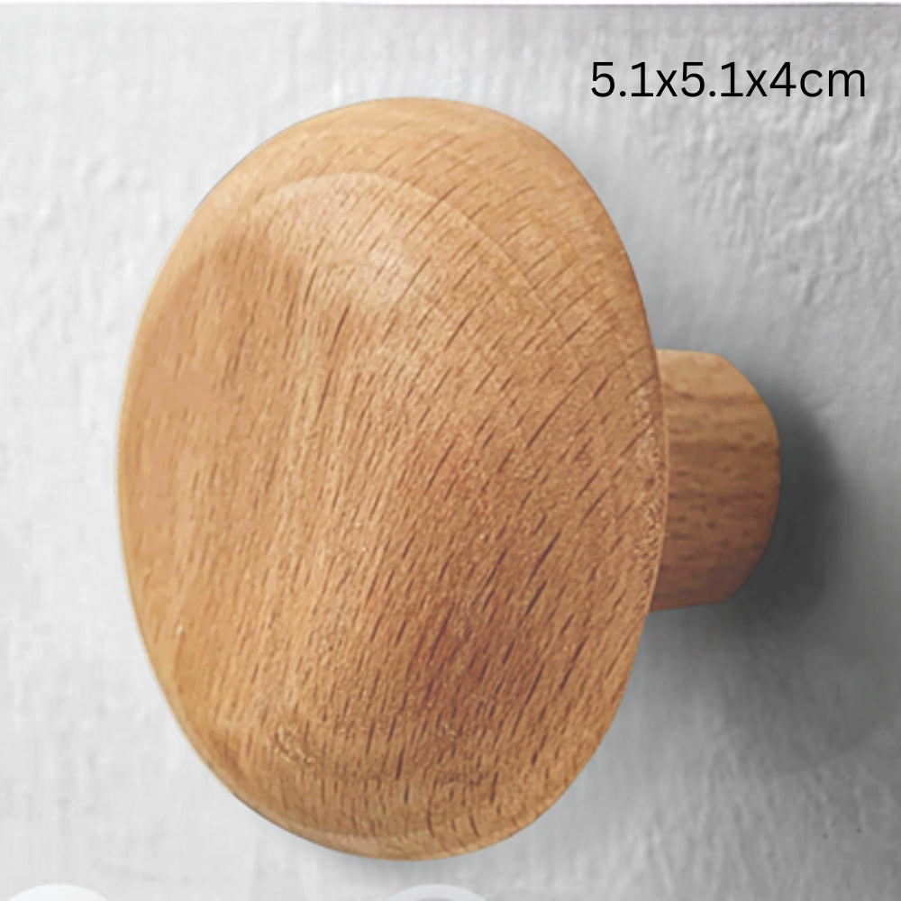 Wandhaken Holz Kieselform