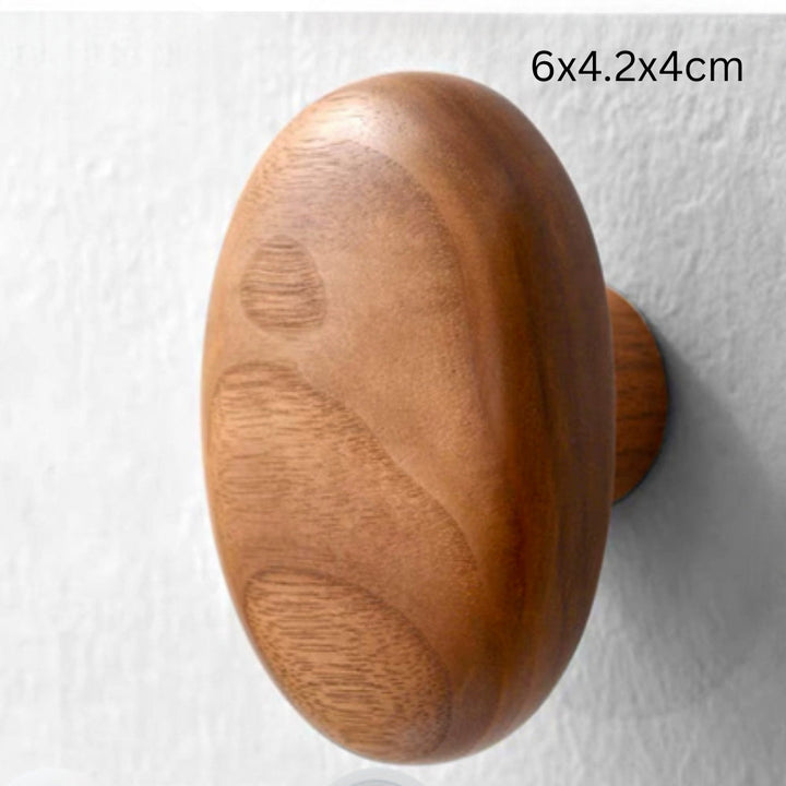 Wandhaken Holz Kieselform