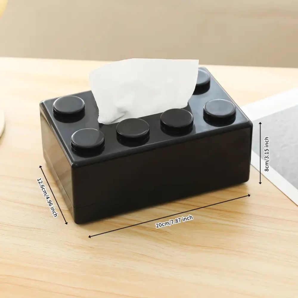 Taschentuchbox Bausteinoptik