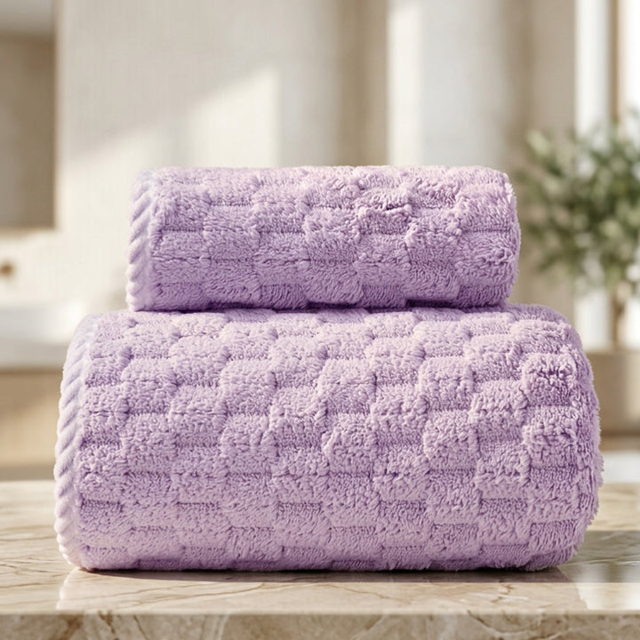 Handtuch-Set Fleece 2-teilig