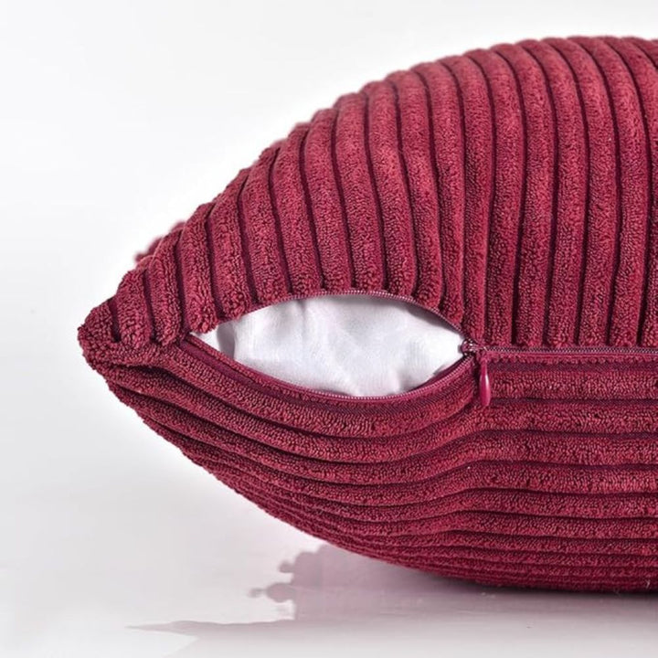 Rustikaler Cord-Kissenbezug – Ansicht 02