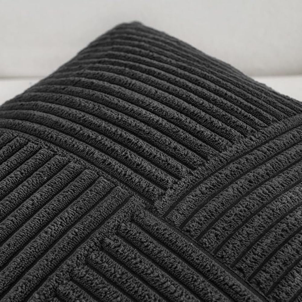 Rustikaler Cord-Kissenbezug – Ansicht 08