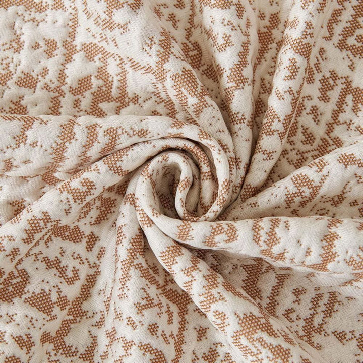 Sofaüberwurf Chenille Wüstenmotiv
