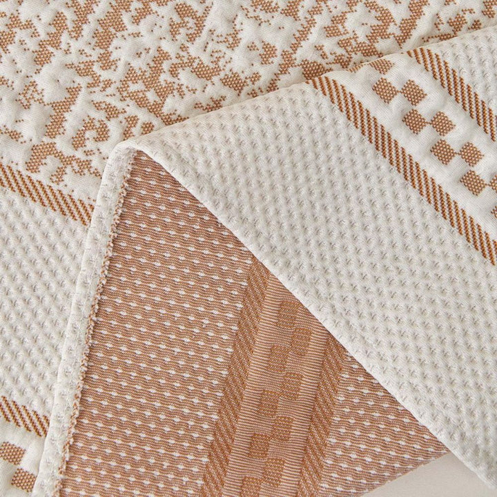 Sofaüberwurf Chenille Wüstenmotiv